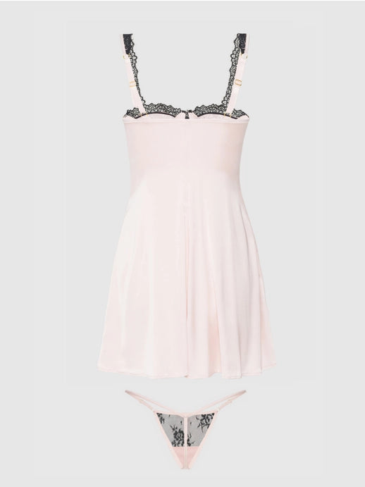 Jocelyn Lace & Satin Babydoll