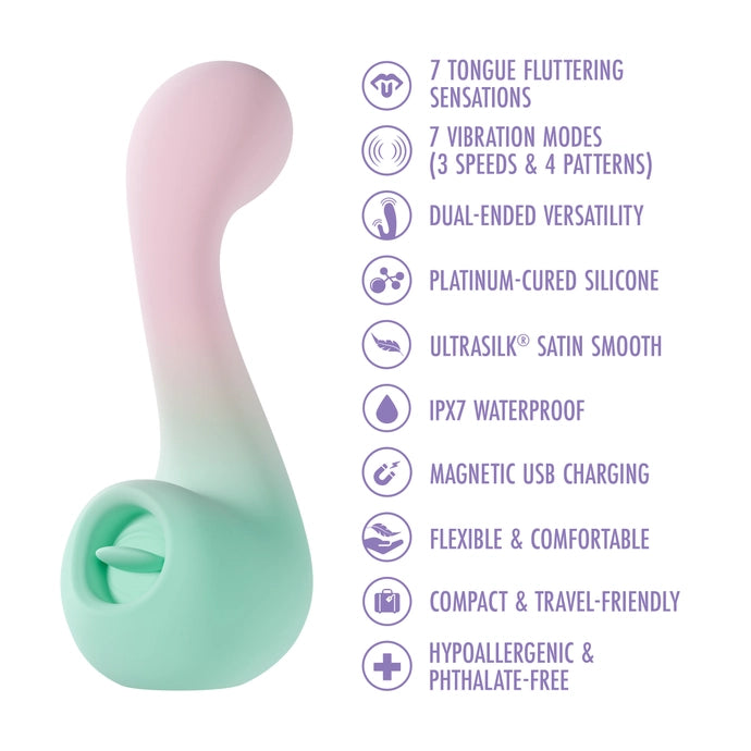 Melody – Dual-Ended Vibrator with Tongue Flutter