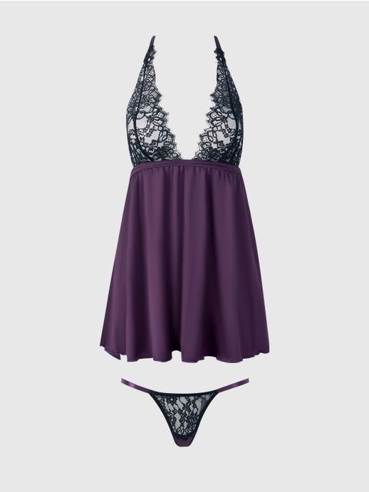Jocelyn Drop-Tie Babydoll Set