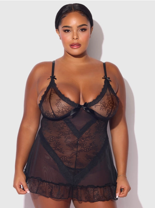Kiki Lace Babydoll Set